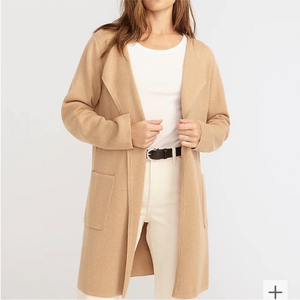 J. crew Juliette collarless sweater-blazer
